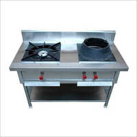 Commercial 2 Burner Chinese Cooking Range