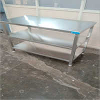 Work Table with 2 under shelf