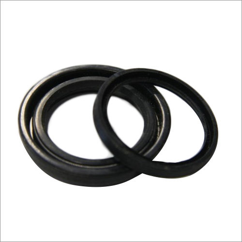 Hydraulic Oil Seal - Rubber Material, Black Color | Industrial Application Durable Solution