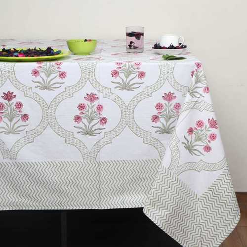 Multi Handblock Printed Table Cover