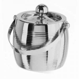 Stainless Steel Belly Shape Ice Bucket