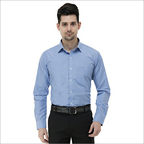 Any Color Mens Sky Blue Shirt