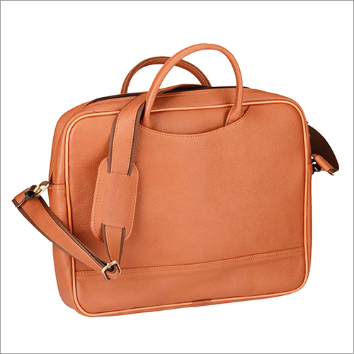 Corporate Brown Laptop Bag - Premium Leather, 15x10 Inches, Rich Espresso Color | Versatile for Office Use, Stylish and Spacious Design
