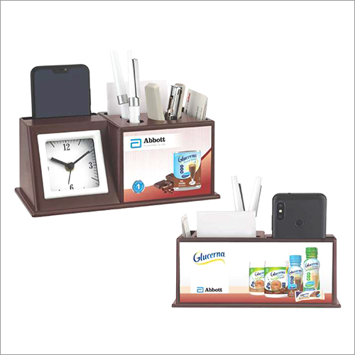 Pen Stand With Clock