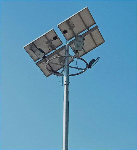 White 18 Watt Solar High Mast Lighting System