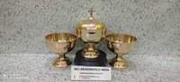 high quality polished gold plated ciborium