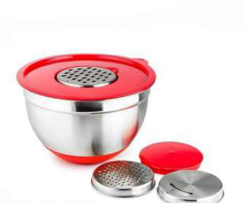 Stainless Steel Grater Bowl By KING INTERNATIONAL