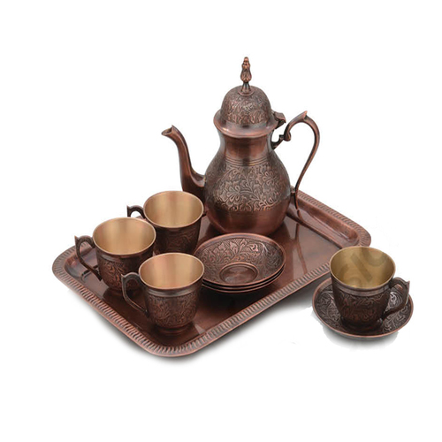 Copper Tea Kettle Set By KING INTERNATIONAL