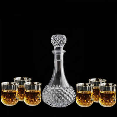 Crystal Decanter set of 7pcs