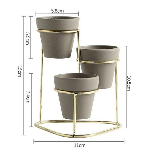 Planter Pot With Stand By ROYAL CRAFT EXPORT
