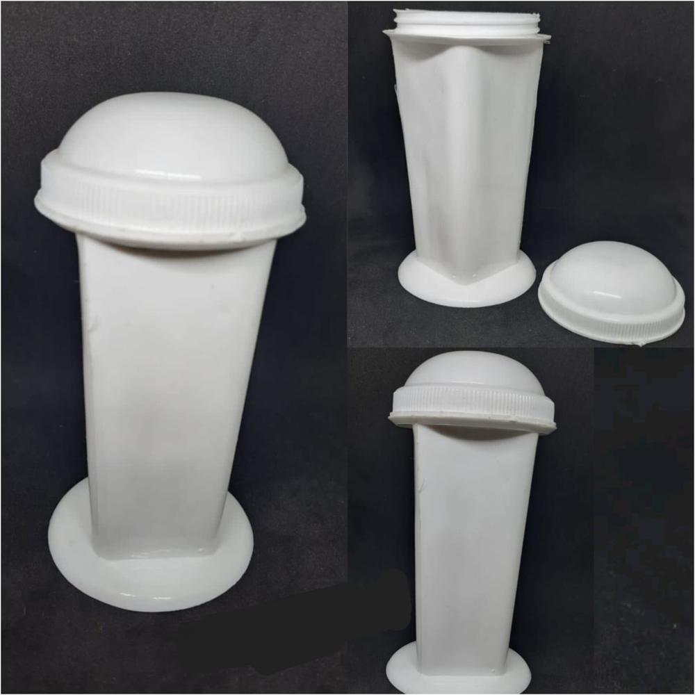 Plastic Coplin Jar - Plastic, 75 X 25 Mm, White | Freezer Safe For Laboratory Use