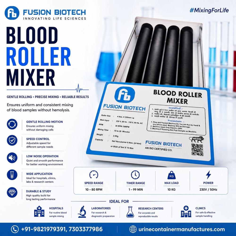 Blood Roller Mixer - Application: Pathology