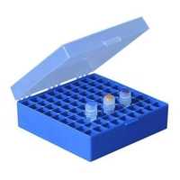 Cryo Box Pp And Pc - Plastic, 100 Holes, Blue Color , Application: Laboratory, Warranty: 1 Year