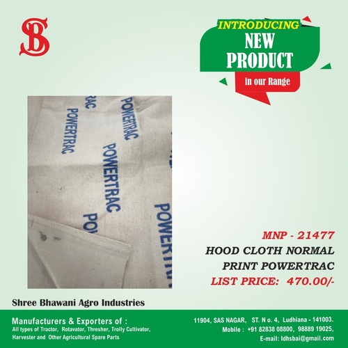 Premium TRACTOR HOOD CLOTH