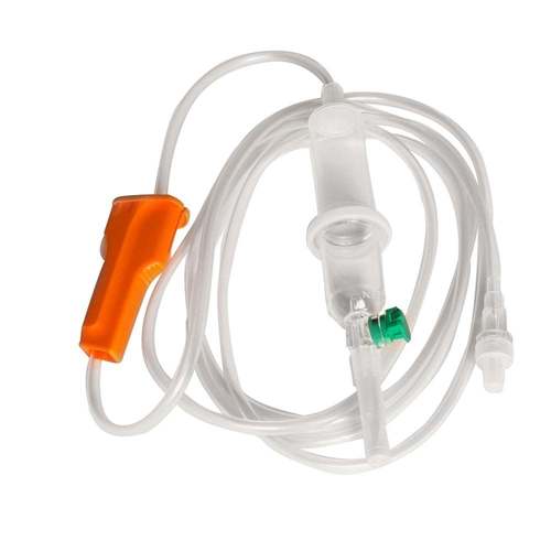 IV Infusion Set - Medical Grade PVC, 15cm Tubing Length, Sterile Design - Ensures Safe and Efficient IV Delivery