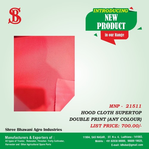 High Power TRACTOR HOOD CLOTH