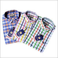 Mens Modern Formal Check Shirts