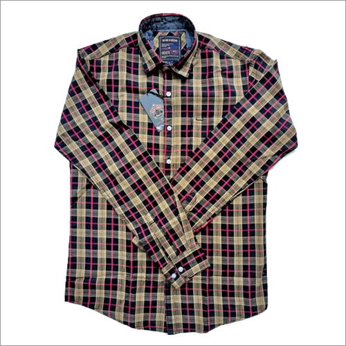Mens Collar Check Shirts