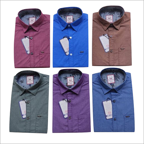 Mens Casual Plain Shirts