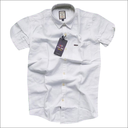 Mens Half Sleeve Plain Shirts