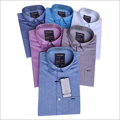 Mens Full Sleeve Plain Shirts