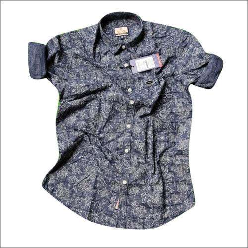 Mens Club Printed Cotton Shirts