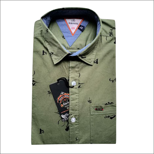 Mens Slim Fit Printed Shirts