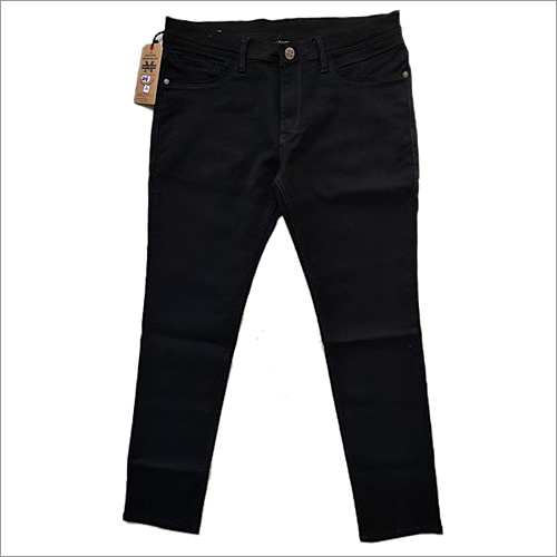 Mens Black Denim Jeans