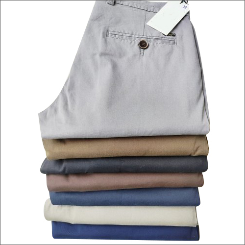 Mens Casual Cotton Trousers