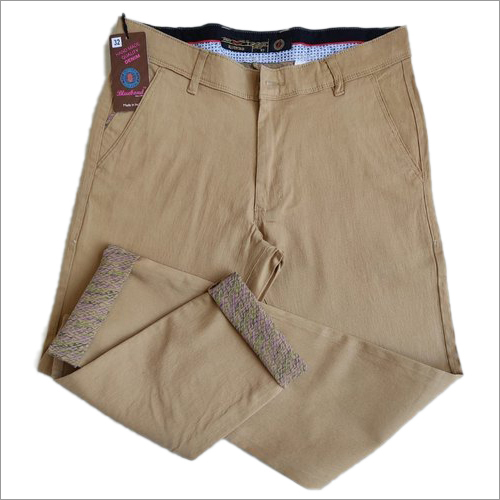 Mens Plain Cotton Trousers