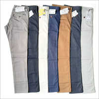 Mens Stain Printed Cotton Trousers