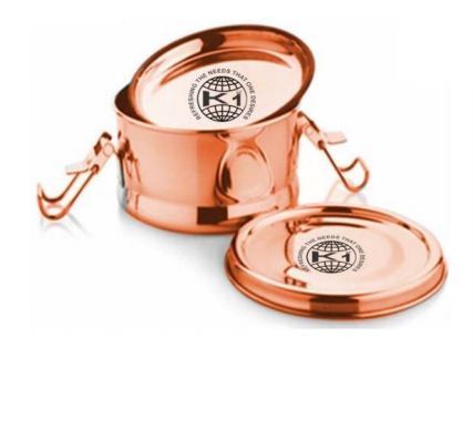Stainless Steel and Copper Leak Proof Lunch Box