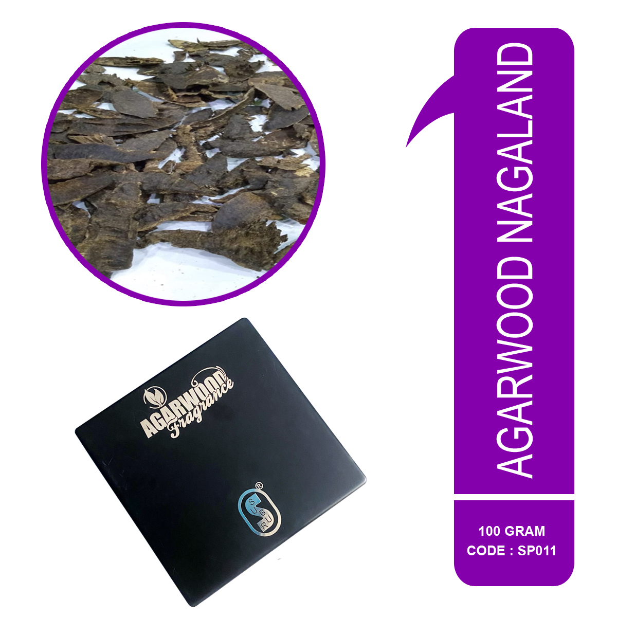 Dark Brown Agarwood Nagaland