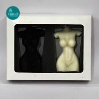 Lady Torso Body Figure Candle (Set of 2)