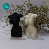 Lady Torso Body Figure Candle (Set of 2)