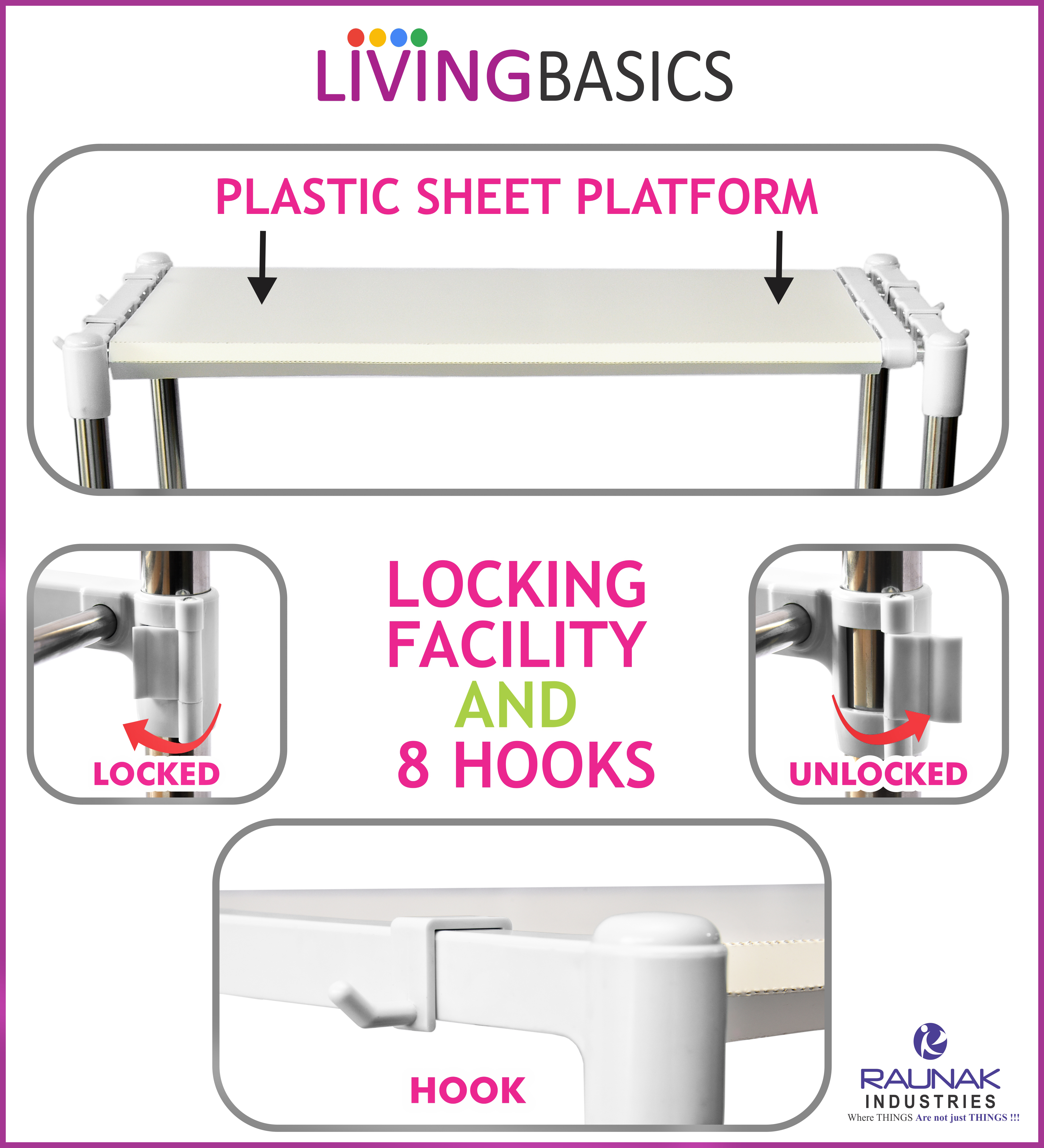 2 Layer Shoes Rack