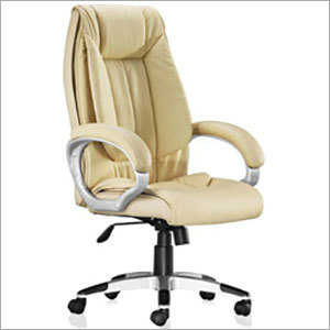 Cream Color High Back Office Chair