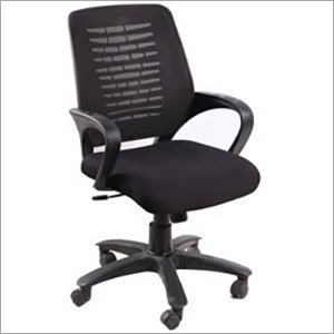 Black Armrest Mesh Office Chair
