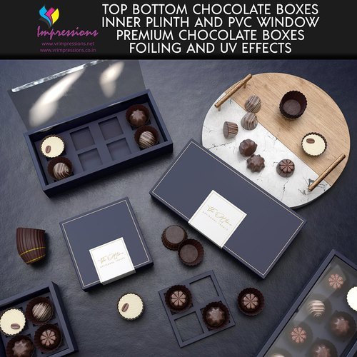 Premium Top Bottom Chocolate Box By IMPRESSIONS