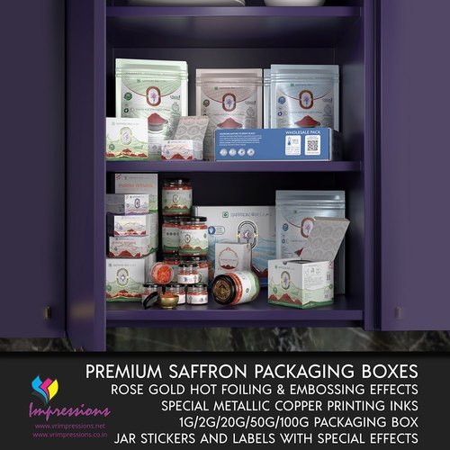 Premium Saffron Packaging Solutions By IMPRESSIONS