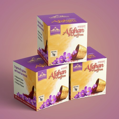 Saffron Packaging Boxes