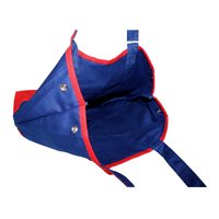 12 OZ Dyed Red Blue Combination Canvas Bag