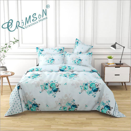 Flower Printed Cotton Bedsheets