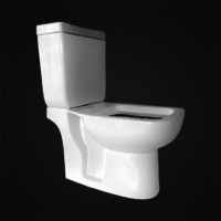 White Alex Ceramic Water Closet