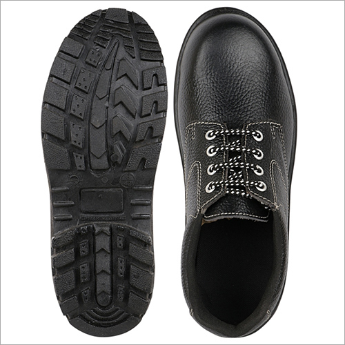 Genuine Leather PVC Safety Shoe