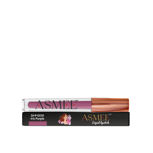 Asmee Liquid Matte Lipstick Color Code: Iris Purple