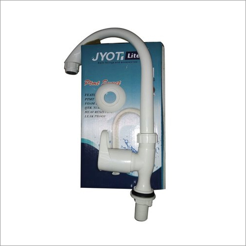 White PTMT Swan Neck Water Tap