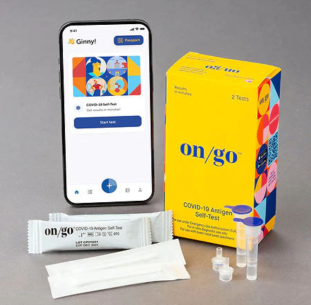 Intrivo On/Go Covid-19 Rapid Antigen Test Kit  2 Tests