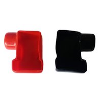High Strength Red, Black Battery Terminal Caps - Material: Pvc