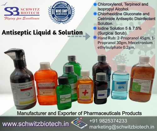 Antiseptic Products By SCHWITZ BIOTECH